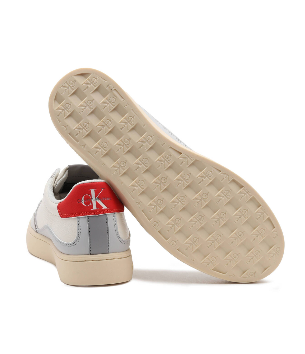 Кожаные кроссовки classic cupsole low lth ml fad CALVIN KLEIN JEANS - бежевый(YM0YM00885)