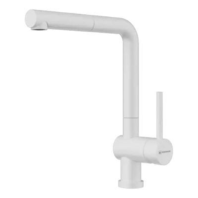 Смеситель Akashi-S-WH латунь/белый