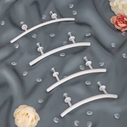 Ручка мебельная Серпентис 190 Белая