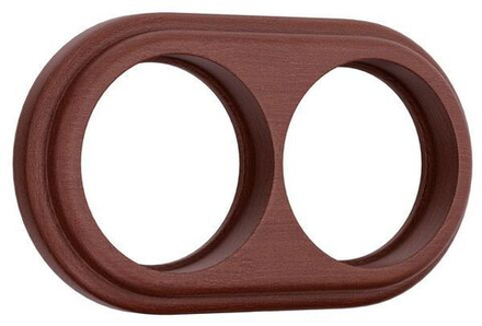 Рамка на 2 поста (венге) (RAMKA 02 WL15 M8)