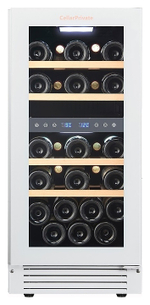 Винный шкаф Cellar Private CP027-2TWH белая дверь со скрытой рукояткой