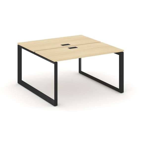 Style Project Рабочая станция двухсторонняя SN-59O.DRS-001 Акация Лорка/Металл Черный/Черный Заглушк