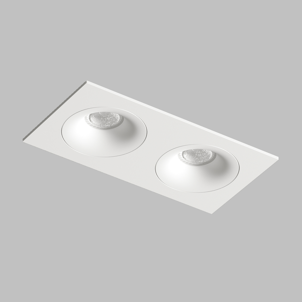 DK2122-WH Встраиваемый светильник, IP 20, 50 Вт, GU10, белый, алюминий