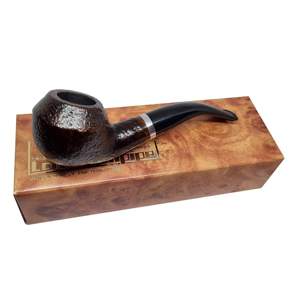 Трубка "Lorenzetti" Sandblast Brown 9мм Model 42 (Бриар) (Италия)