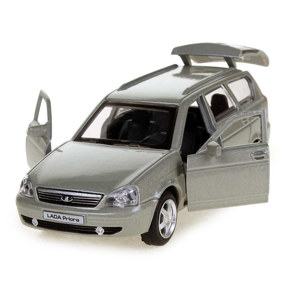 Модель ин. мет. "Lada 2171 Priora" 12см, открыв. двери, багажн. бежевый PRIORAWAG-12-BN (Технопарк)