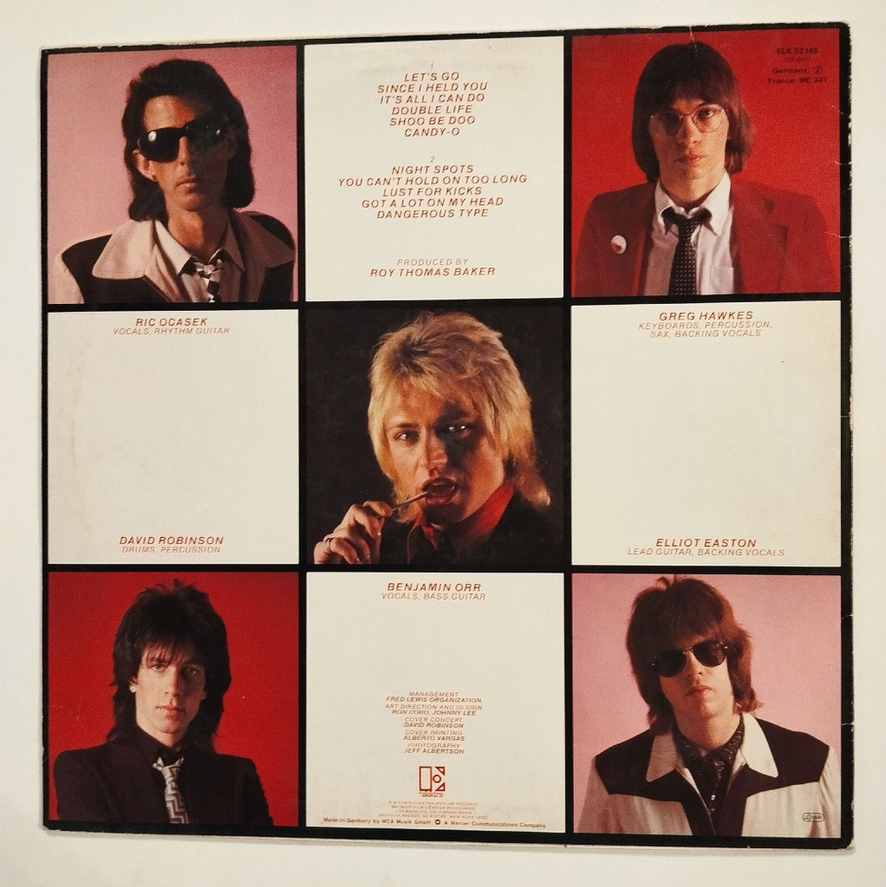 Винтажная виниловая пластинка LP The Cars Candy O (Holland 1979)