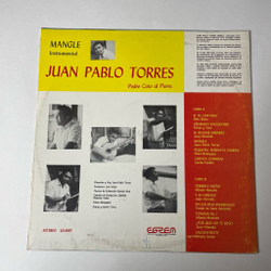 Винтажная виниловая пластинка LP Juan Pablo Torres Mangle Instrumental (Cuba Куба 1976)
