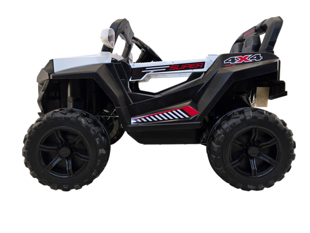 Машинка электрическая внедорожник Mini Titan (пласт. колеса, белая)