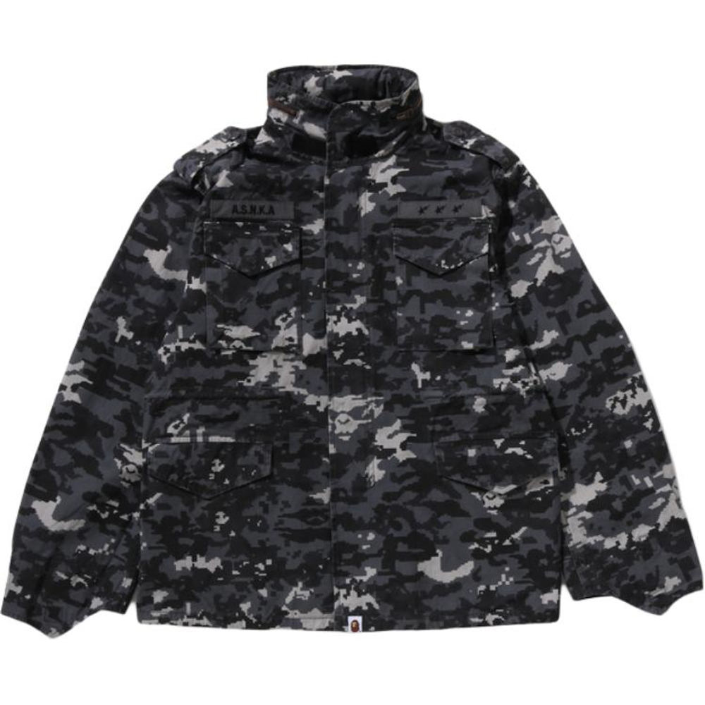 A Bathing Ape Bathing Ape Jackets Cotton Letter Moderate Zip Closure 0zxljm308401q