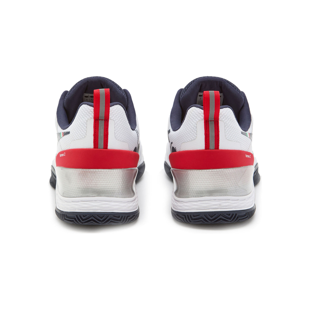 Мужские теннисные кроссовки Diadora Blushield Torneo 2 Clay Court Shoe Men - White, Dark Blue