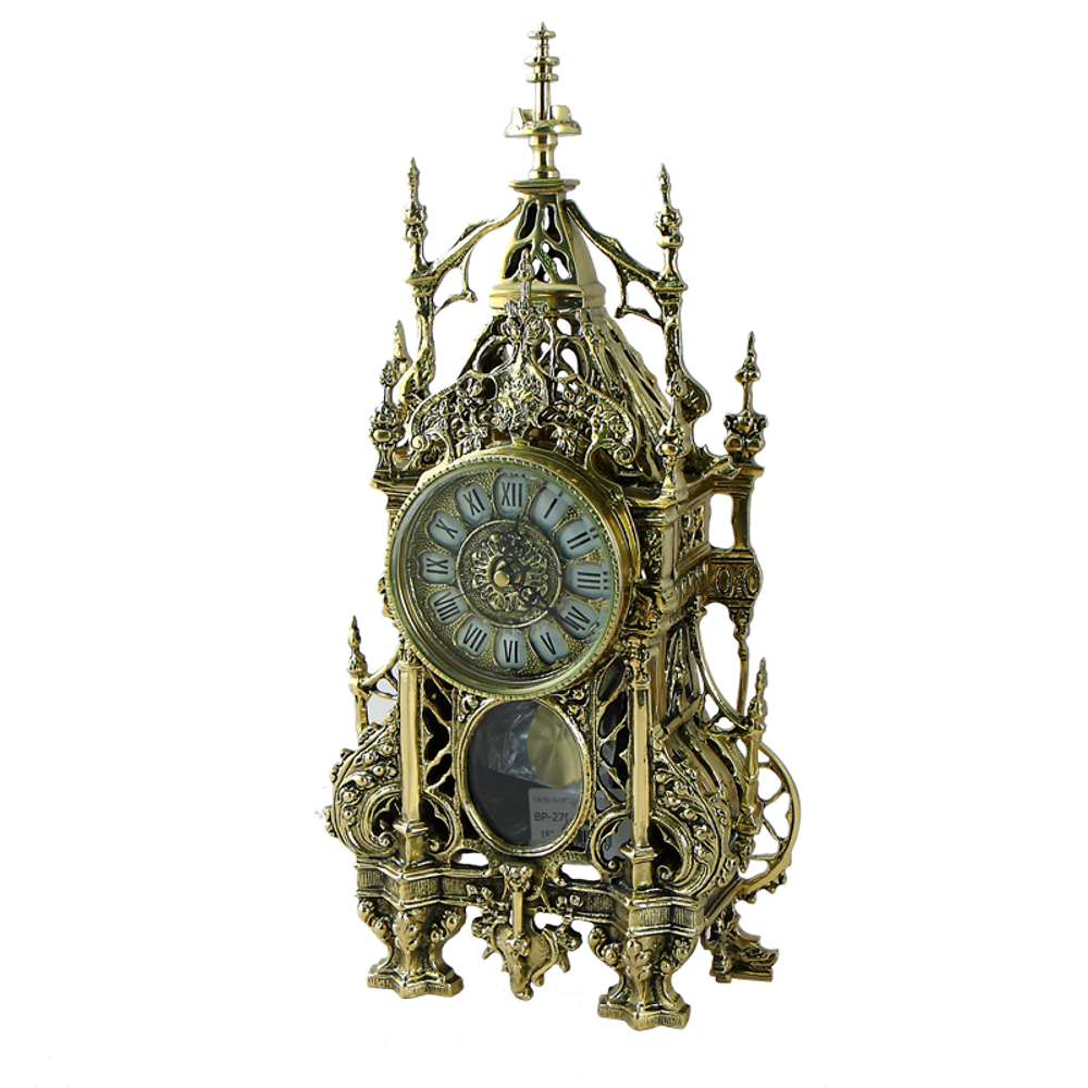 Bello De Bronze Часы Кафедрал c маятником, золото