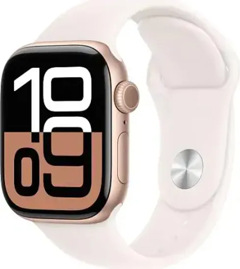 Apple Watch Series 10 46mm Aluminium Case, Rose Gold