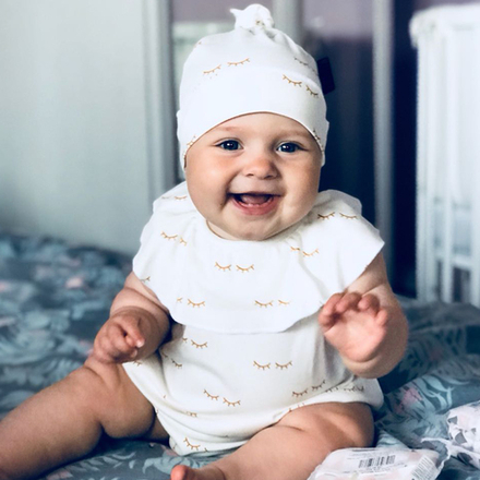 Шапочка Mjölk Глазки, уценка