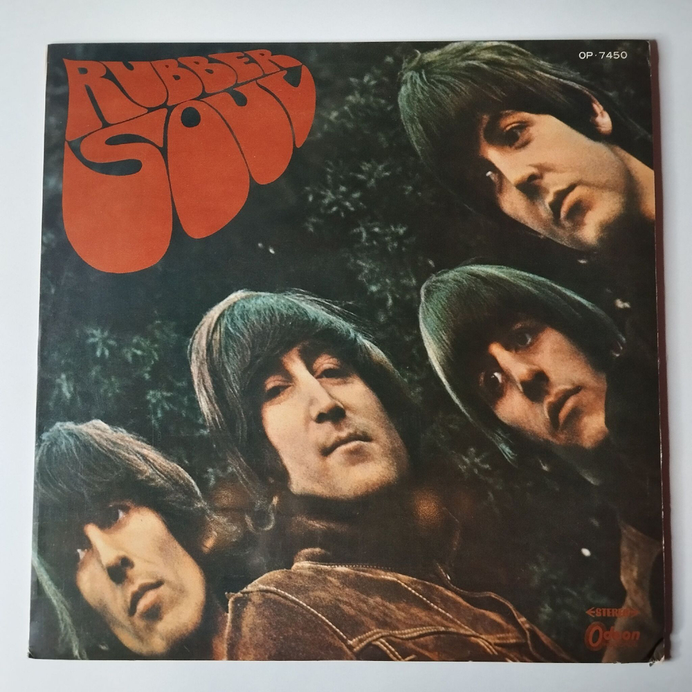 Винтажная виниловая пластинка LP The Beatles Rubber Soul (Japan 1966)(No Obi) (Red Wax Vinyl) (1 Press) Nowhere Man