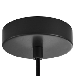 806170 Подвес NUBELLA 1х12W (led) E27 ЧЕРНЫЙ/БРОНЗА/ПРОЗРАЧНЫЙ