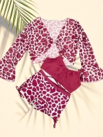 купальник раздельный 3 в 1 с шортами и топ парео