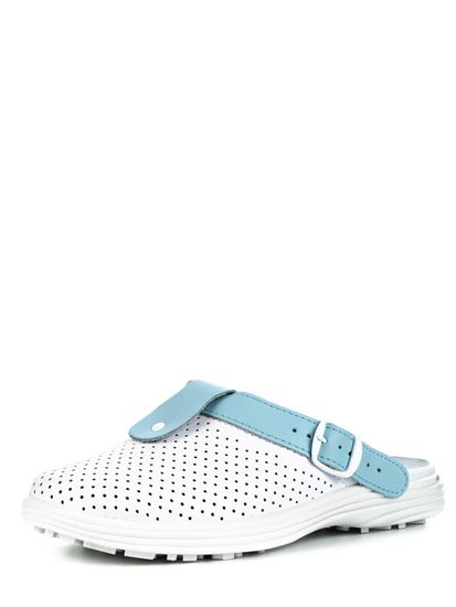 Сабо жен. 54-04А (белый/голубой)