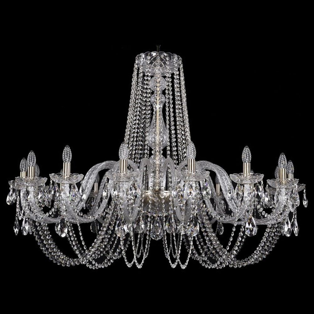 Подвесная люстра Bohemia Ivele Crystal 1402 1402/16/460/Pa