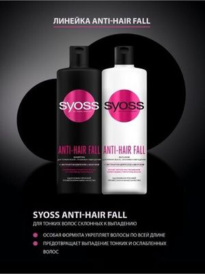 Шампунь для волос Syoss Anti-Hair Fall 450 мл