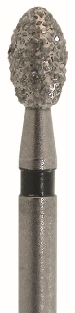 Бор алмазный 833K 024 FG, черный, 1 шт. Форма: яйцо., JOTA, Швейцария