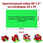 Архитектурный набор GB7,5" на платформе S - 220x162 см
