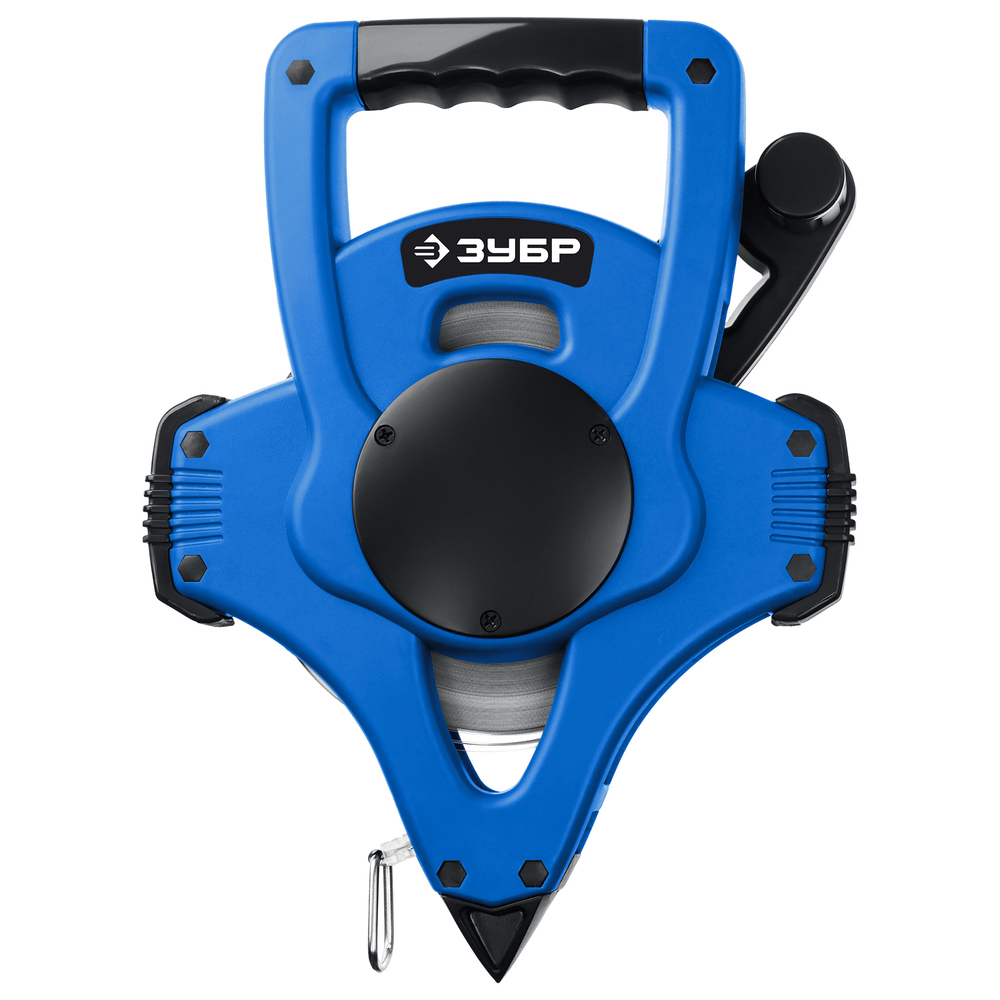 ЗУБР 50 м, геодезическая стальная мерная лента, Профессионал (34170-50)