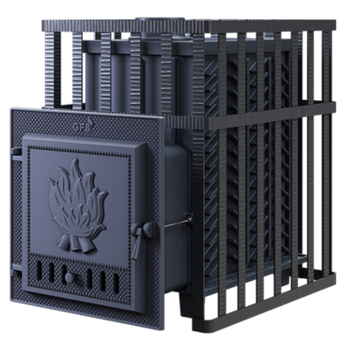 Банная печь Гефест ЗК18С с открытой каменкой