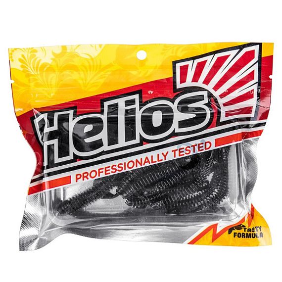 Твистер Credo Long Body 2,95'/7,5 см Black 12шт. (HS-9-011) Helios