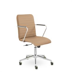 Кресло Честер GTР TG хром Ср S-0426 (светло-коричневый)