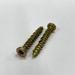 Шуруп по бетону 7,5*52 (100 шт) желтый цинк, нагель, анкер по бетону