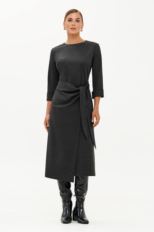 51732 Платье женское (темно-серый)