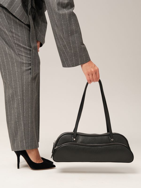 Женская кожаная сумка DBR 31186 черный