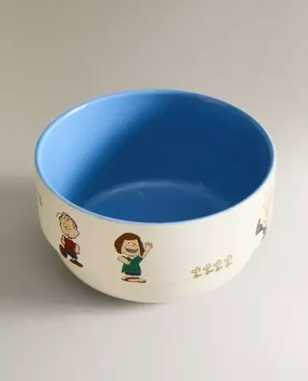 ZARA HOME ДЕТСКАЯ МИСКА ИЗ КЕРАМИКИ PEANUTS™, РАЗНОЦВЕТНЫЙ