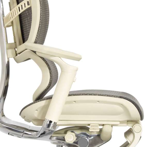 Кресло EXPERT 2 FLY RFYM 01 G (сидение MAX с подножкой, подлокотник 6D(360), сетка сер/каркас светл)