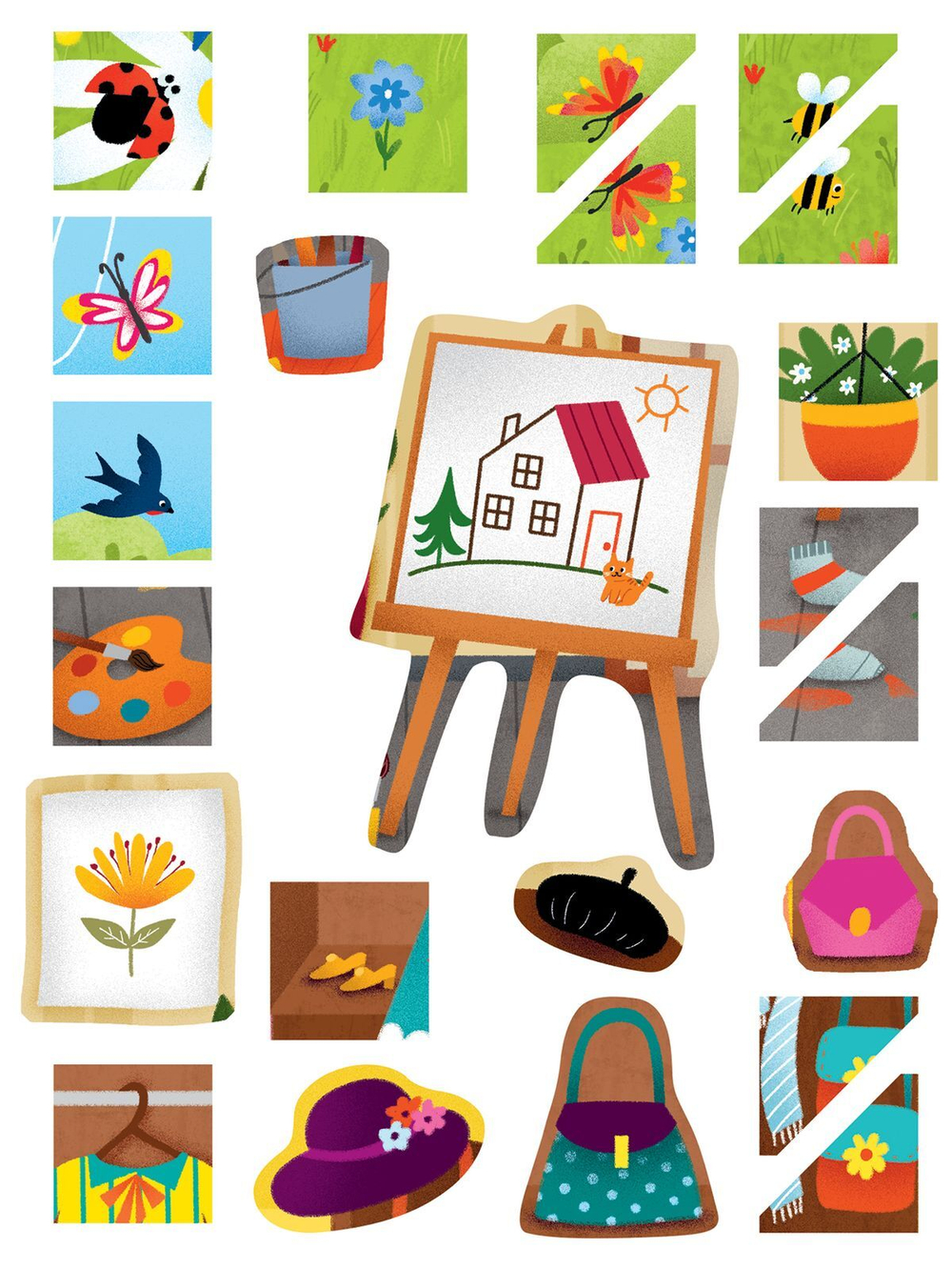 Весёлые истории в наклейках. Для девочек