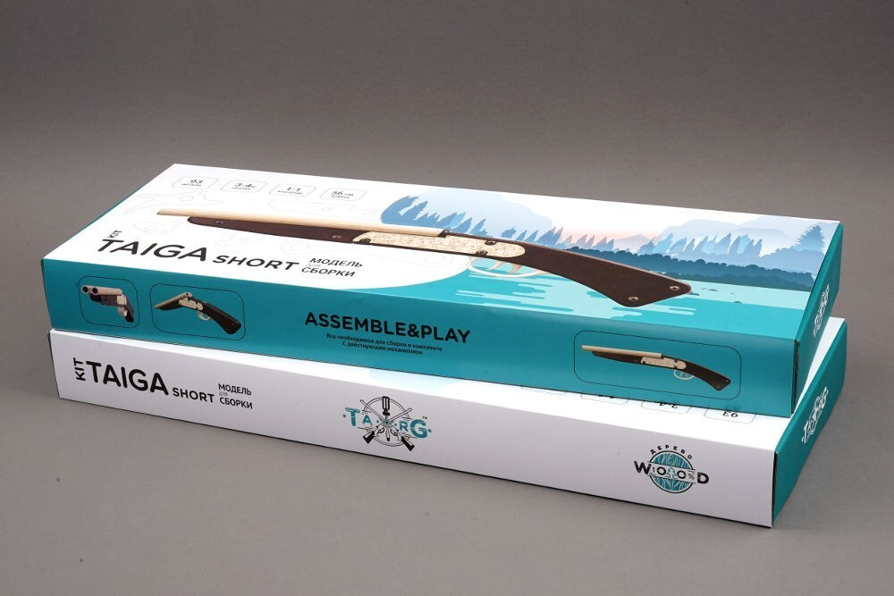 Обрез Taiga Short от TARG - деревянный конструктор, сборная модель, 3d пазл