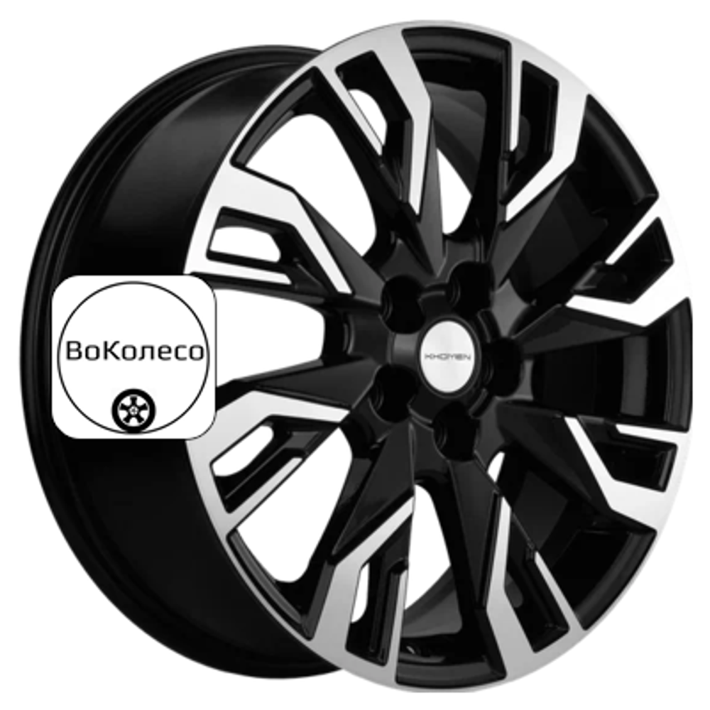 7x18/5x110 ET35 D67,1 KHW1809 (Dongfeng 580/DFSK 500) Black-FP Khomen Wheels