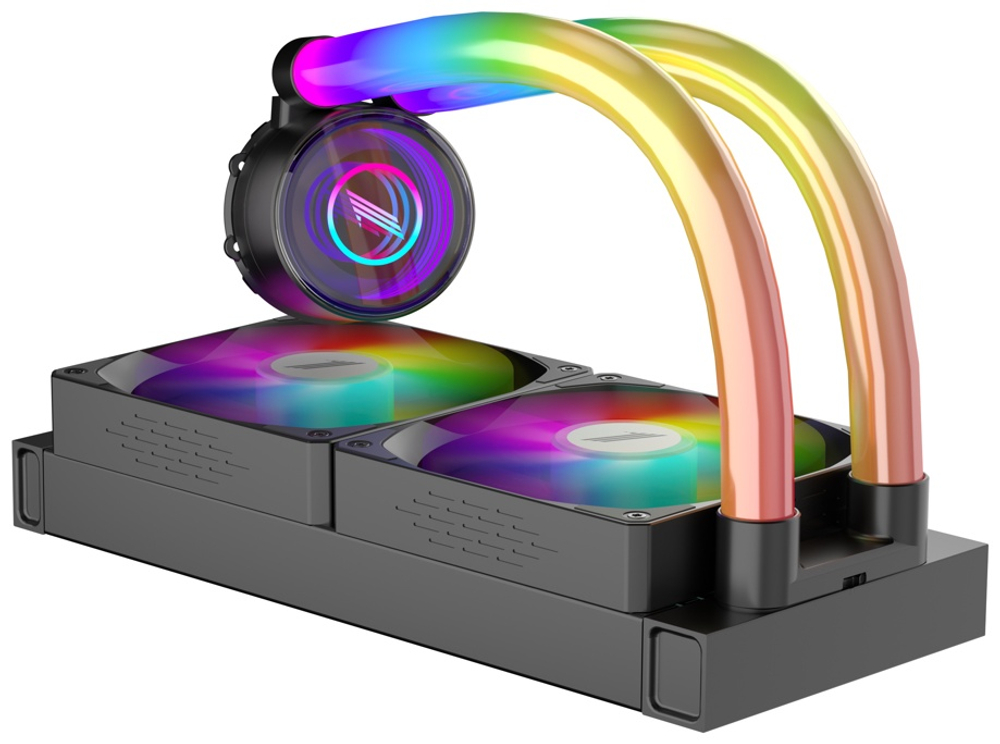 Кулер 1STPLAYER MTIS-360-BK черный