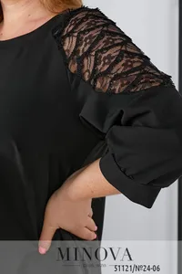 Платье 24-06-Черный Minova