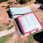 Надувная подушка «LandBag» для байк-прыжков и трюков, 8×8×2,5 м