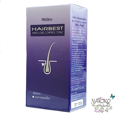 Тоник для роста и против выпадения волос MISTINE Hairbest Hair-Loss Control Tonic лечебный, 50 мл.