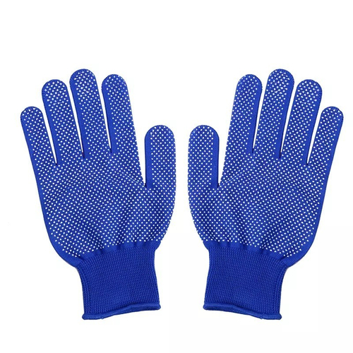 ПЕРЧАТКИ трикотаж синт нить ПВХ точка черный СИБРТЕХ