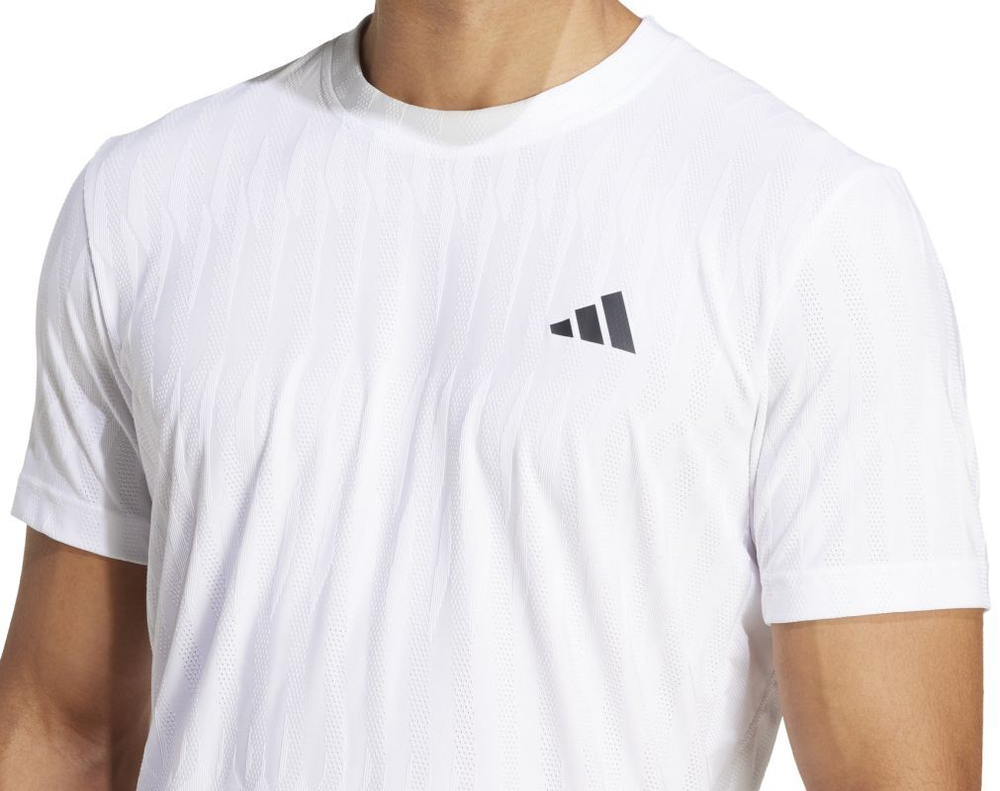 Мужская теннисная футболка Adidas Tennis Climacool+ AIRCHILL FreeLift - белый