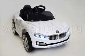 Детский электромобиль River Toys BMW O111OO белый