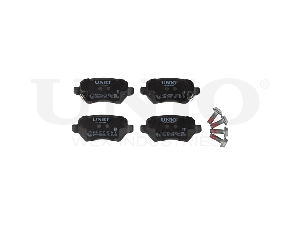 Колодки тормозные диск. задние UNIO BRP-20240