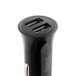 Разделитель автомобильный Hoco UC204 Car Charger (2USB: 5V &amp; 2.4A) Черный