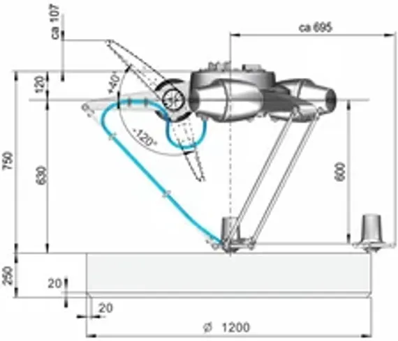 Промышленный робот KUKA KR SCARA, KR 12 R850 Z400
