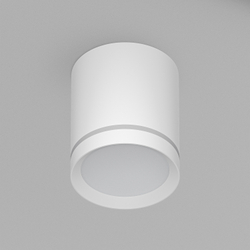 DK4013-WH Светильник накладной IP 20, 5 Вт, LED 4000, белый, алюминий/акрил