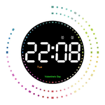 Часы настенные LED MIRROR NO.: 6635 белое свечение