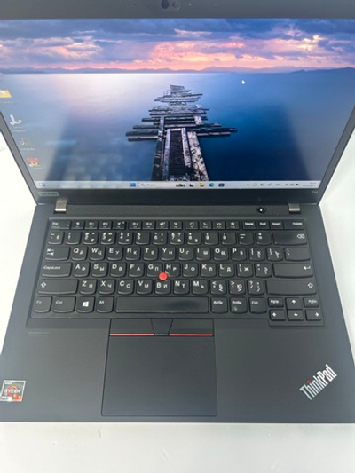 Ноутбук Lenovo ThinkPad T14 Gen 1 (20UES4QC00) 14"/AMD Ryzen 7 Pro 4750U/RAM 16GB/SSD 512GB/AMD Radeon Graphics/1920*1080/IPS/Windows 11/Подсветка кл-ры: НЕТ/Чёрный. Состояние: A1